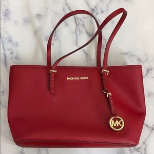Red Michael Kors Bag